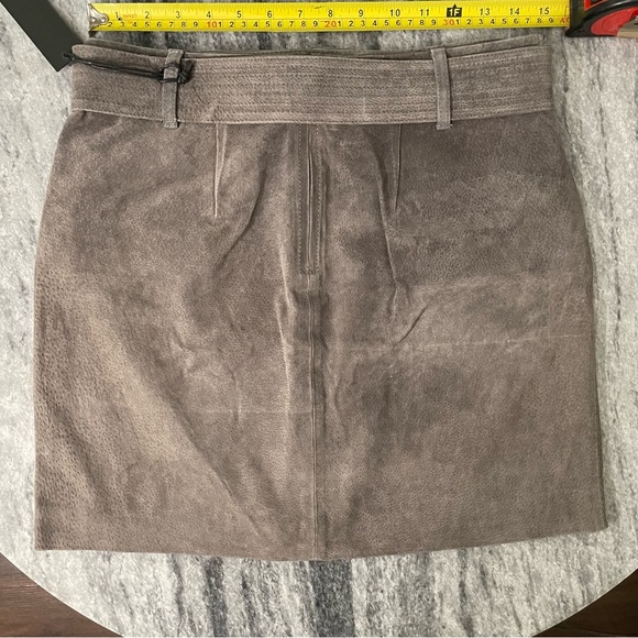 BLANK NYC Genuine Suede Leather Skirt - Picture 2 of 4